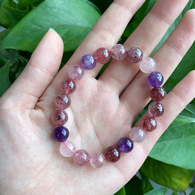 Mix Strawberry Quartz Bracelet $39.99/PCS