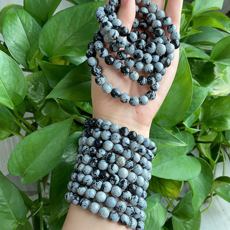 Snowflake Obsidian Bacelet $9.99/3PCS