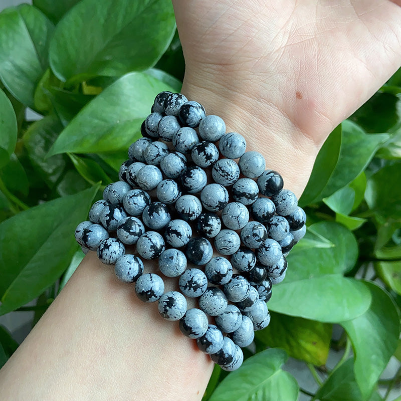 Snowflake Obsidian Bacelet $9.99/3PCS