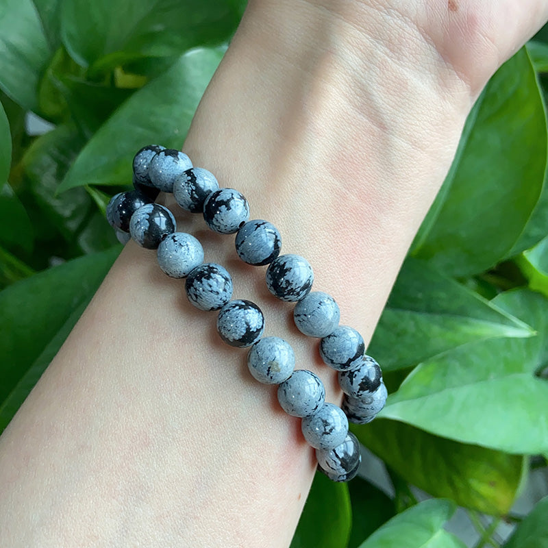 Snowflake Obsidian Bacelet $9.99/3PCS