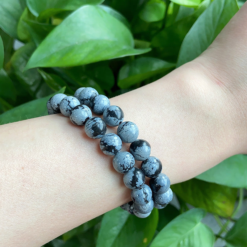 Snowflake Obsidian Bacelet $9.99/3PCS