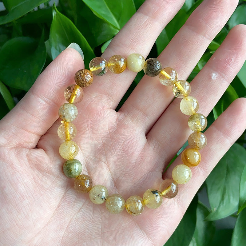 Mix Rutilated Quartz Bracelet $24.99/PC