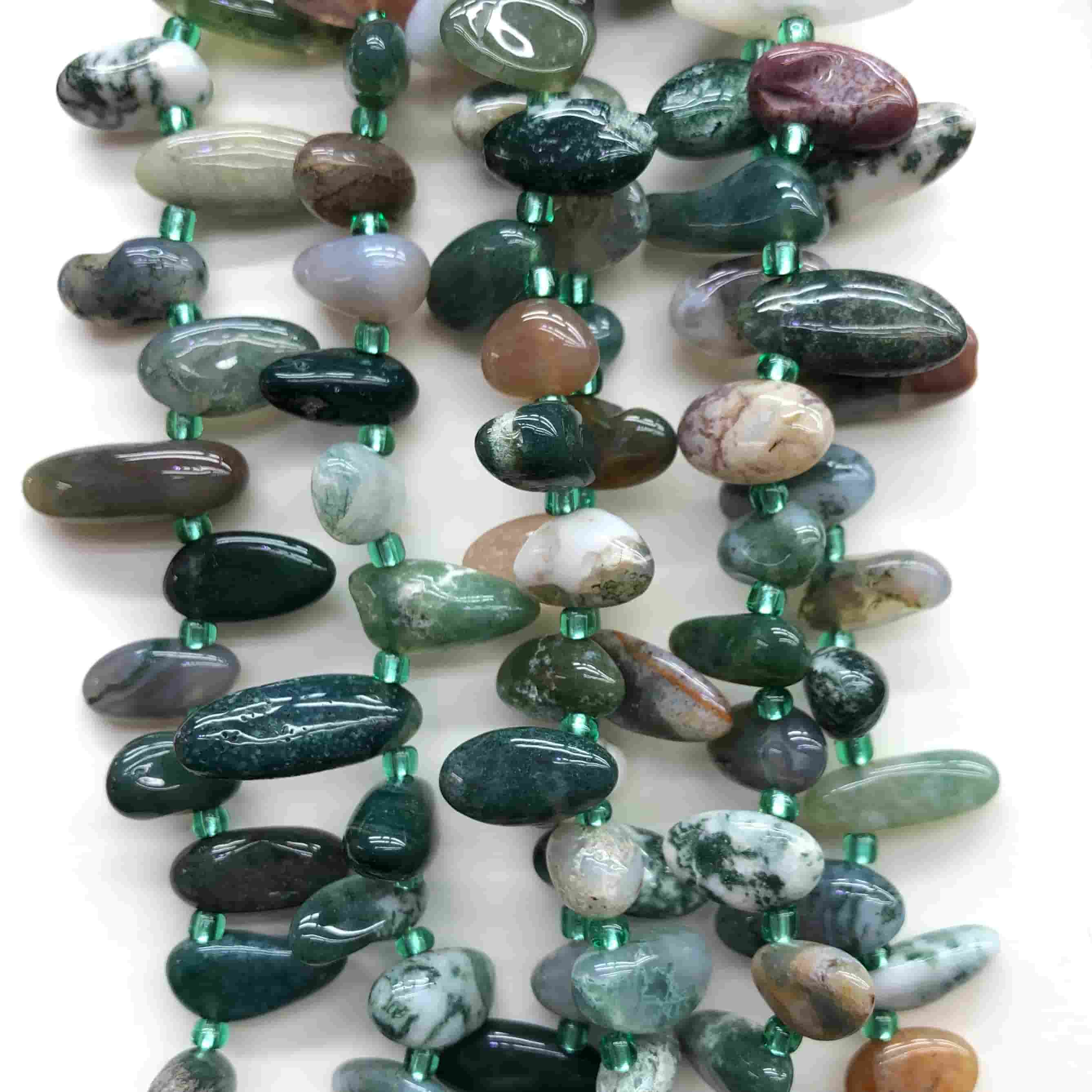 Chips Beads 7x14mm Gemstone/Quartz/Crystal/Aagte
