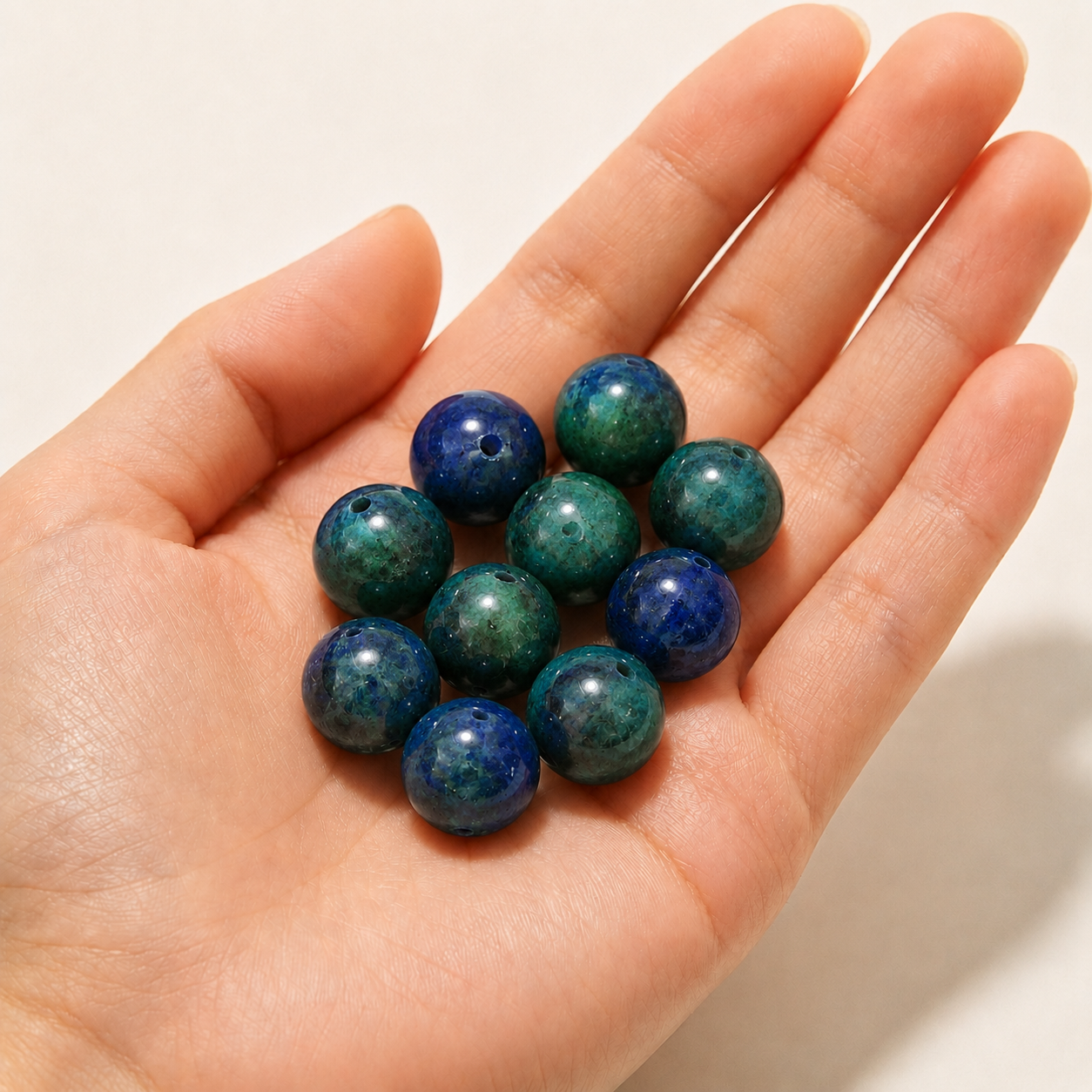 $0.99-10PCS Round Smooth Beads 8mm