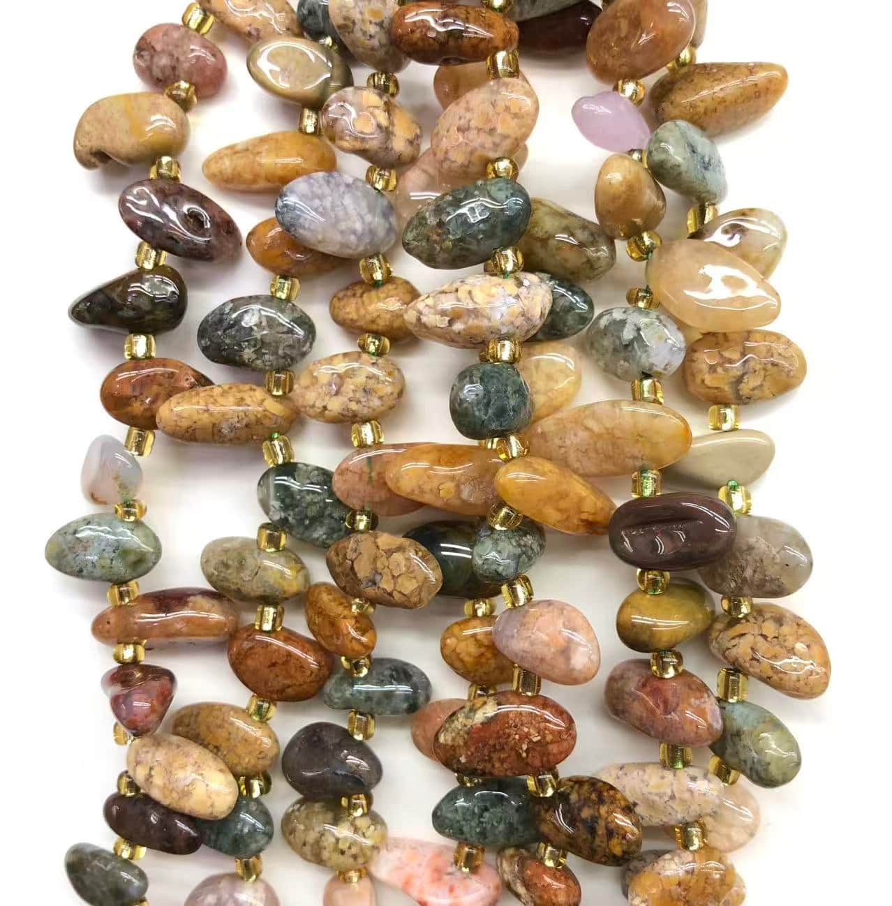 Chips Beads 7x14mm Gemstone/Quartz/Crystal/Aagte