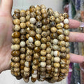Picture Jasper Round Smooth Beads 4mm 6mm 8mm 10mm