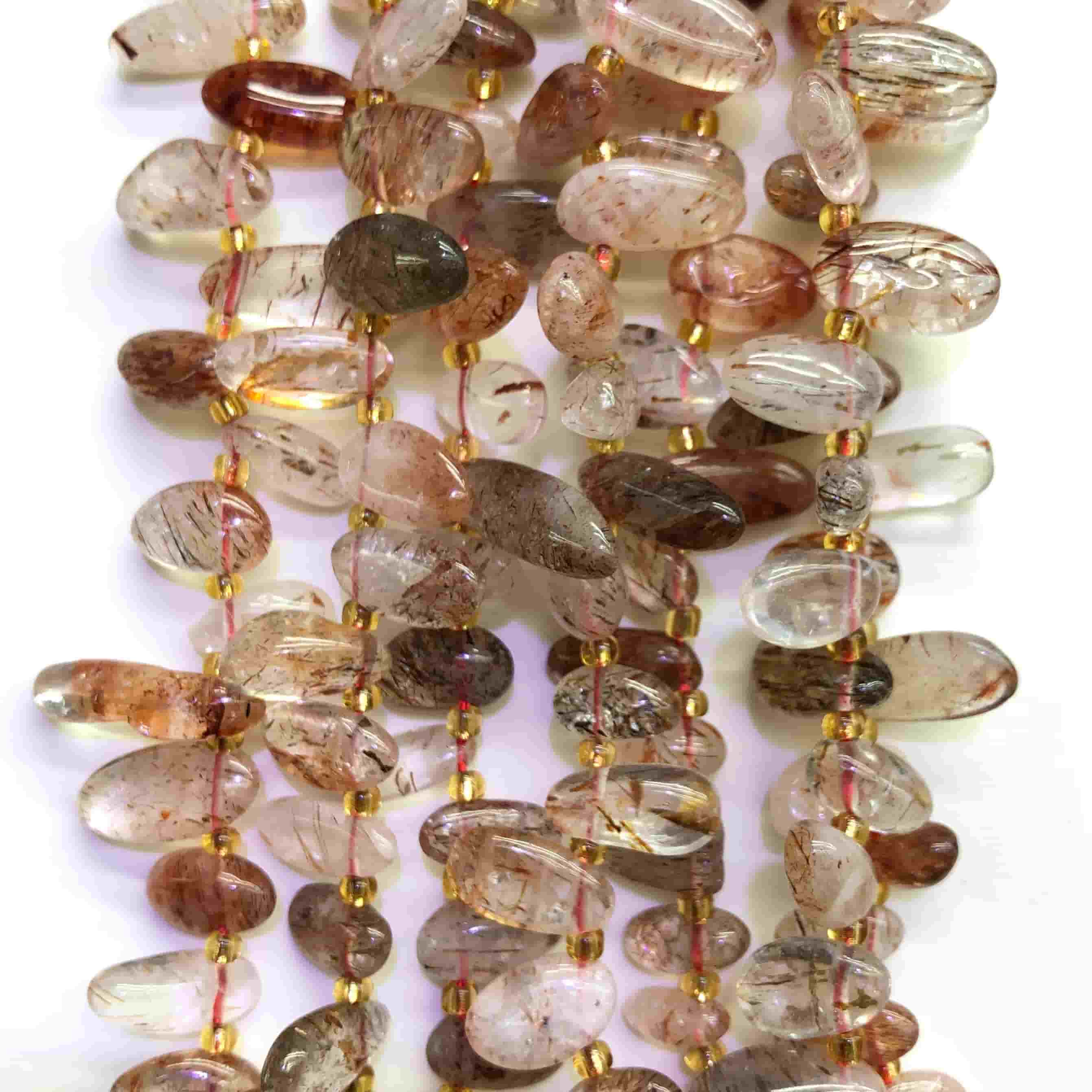 Chips Beads 7x14mm Gemstone/Quartz/Crystal/Aagte