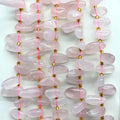 Freeform Chip Rose Quartz Beads