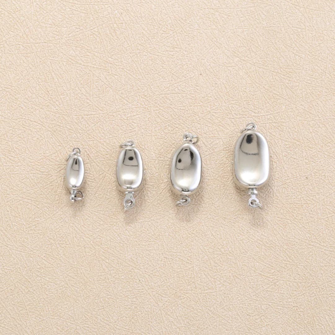 5Pcs Brass Necklace Clasps Link Connector Closures Extender