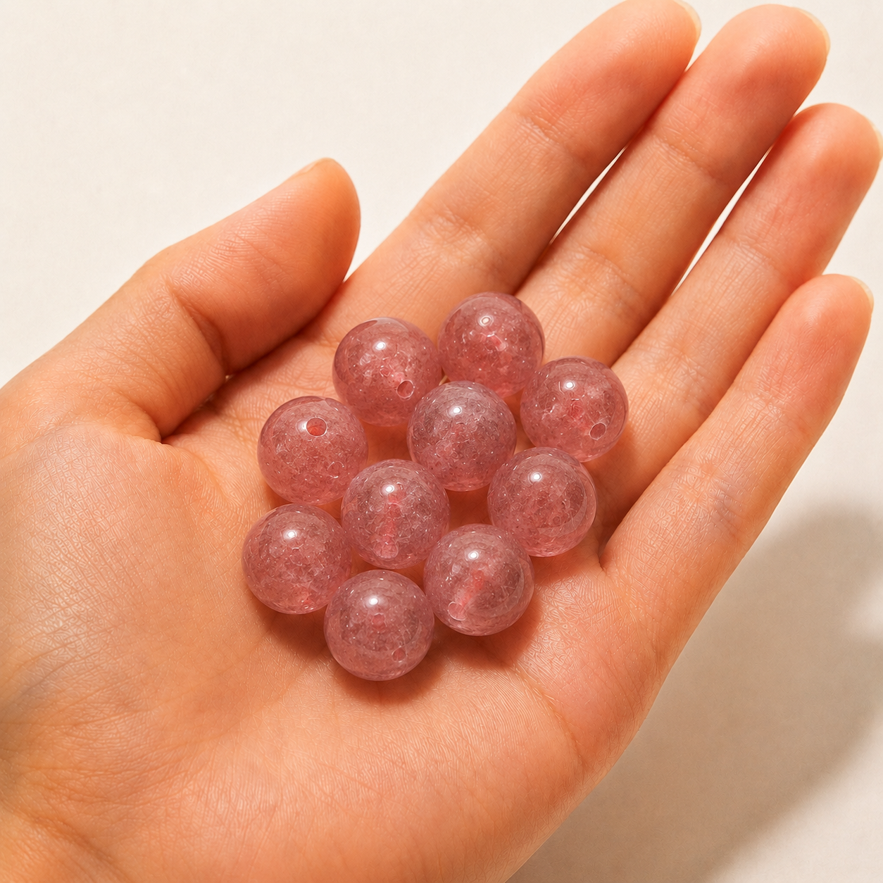 $0.99-10PCS Round Smooth Beads 8mm
