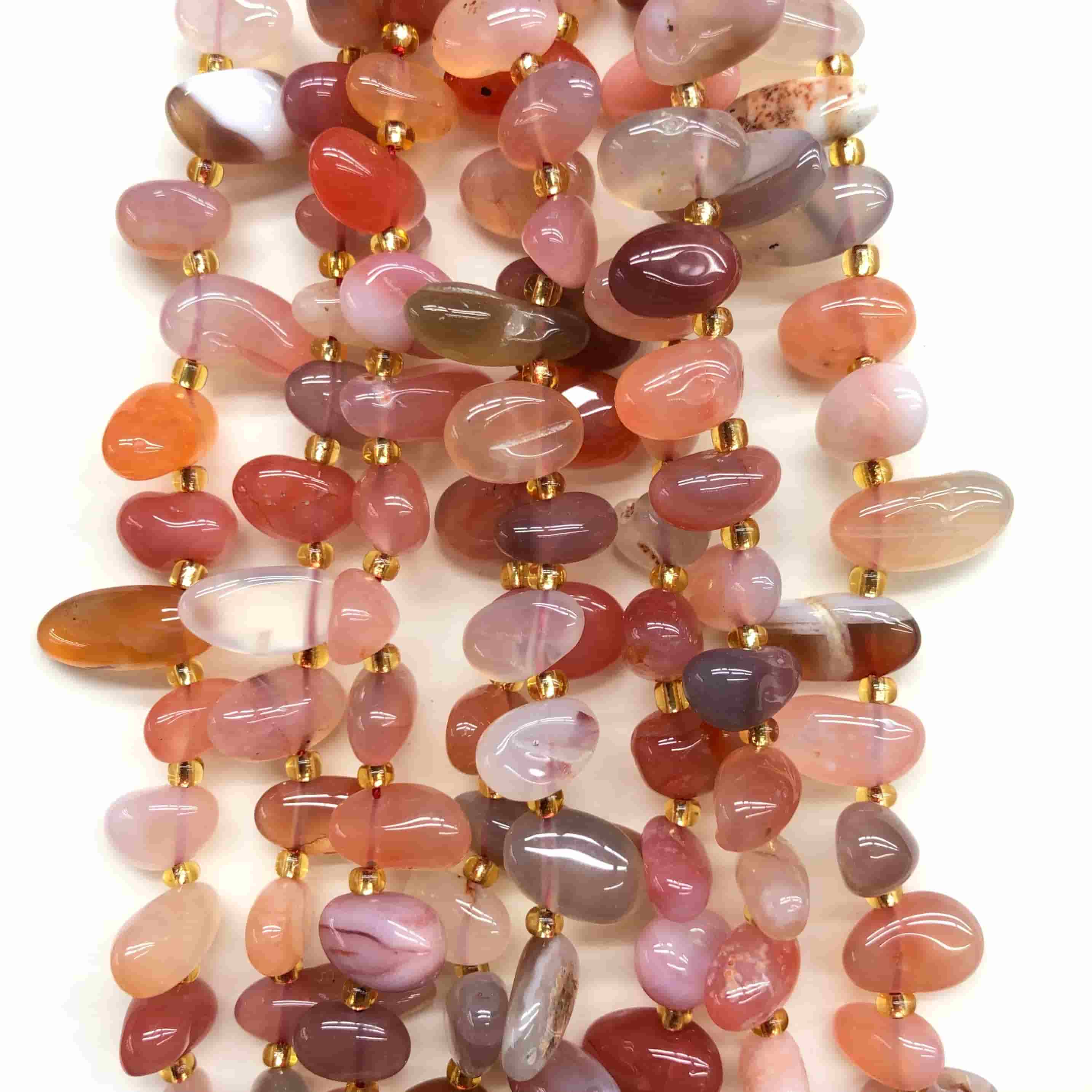 Chips Beads 7x14mm Gemstone/Quartz/Crystal/Aagte