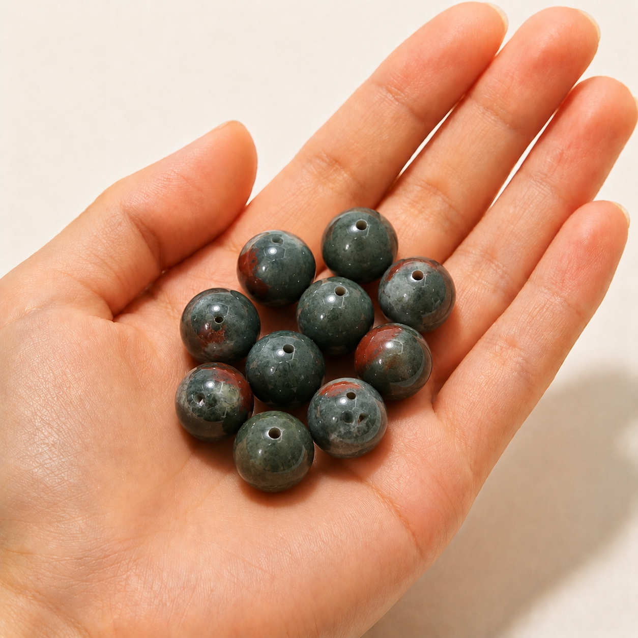 $0.99-10PCS Round Smooth Beads 8mm