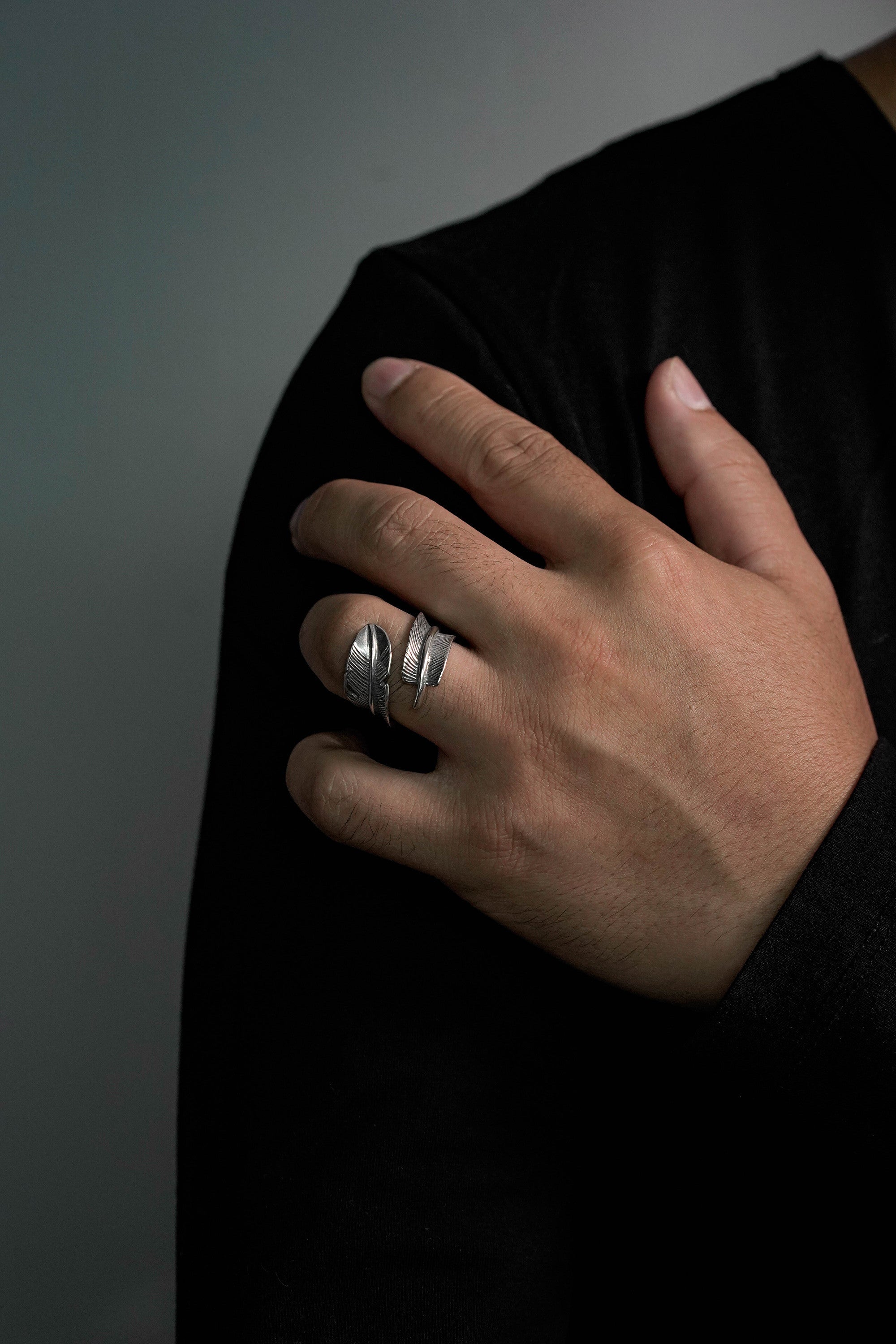 Feather 925 Sterling Silver Ring