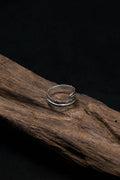 925 Sterling Silver Feather Ring