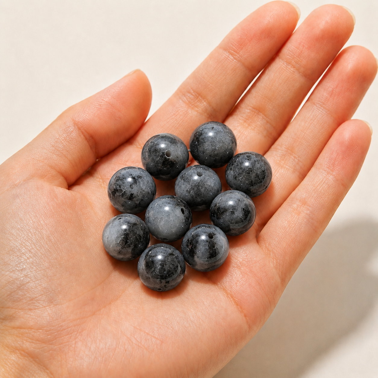 $0.99-10PCS Round Smooth Beads 8mm