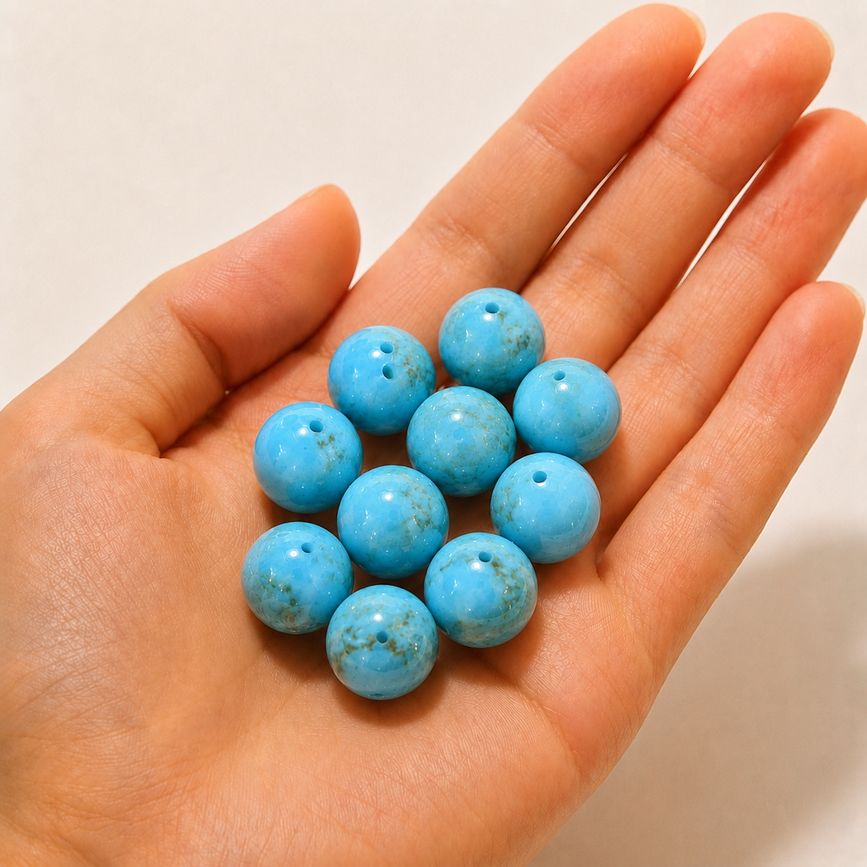 $0.99-10PCS Round Smooth Beads 8mm