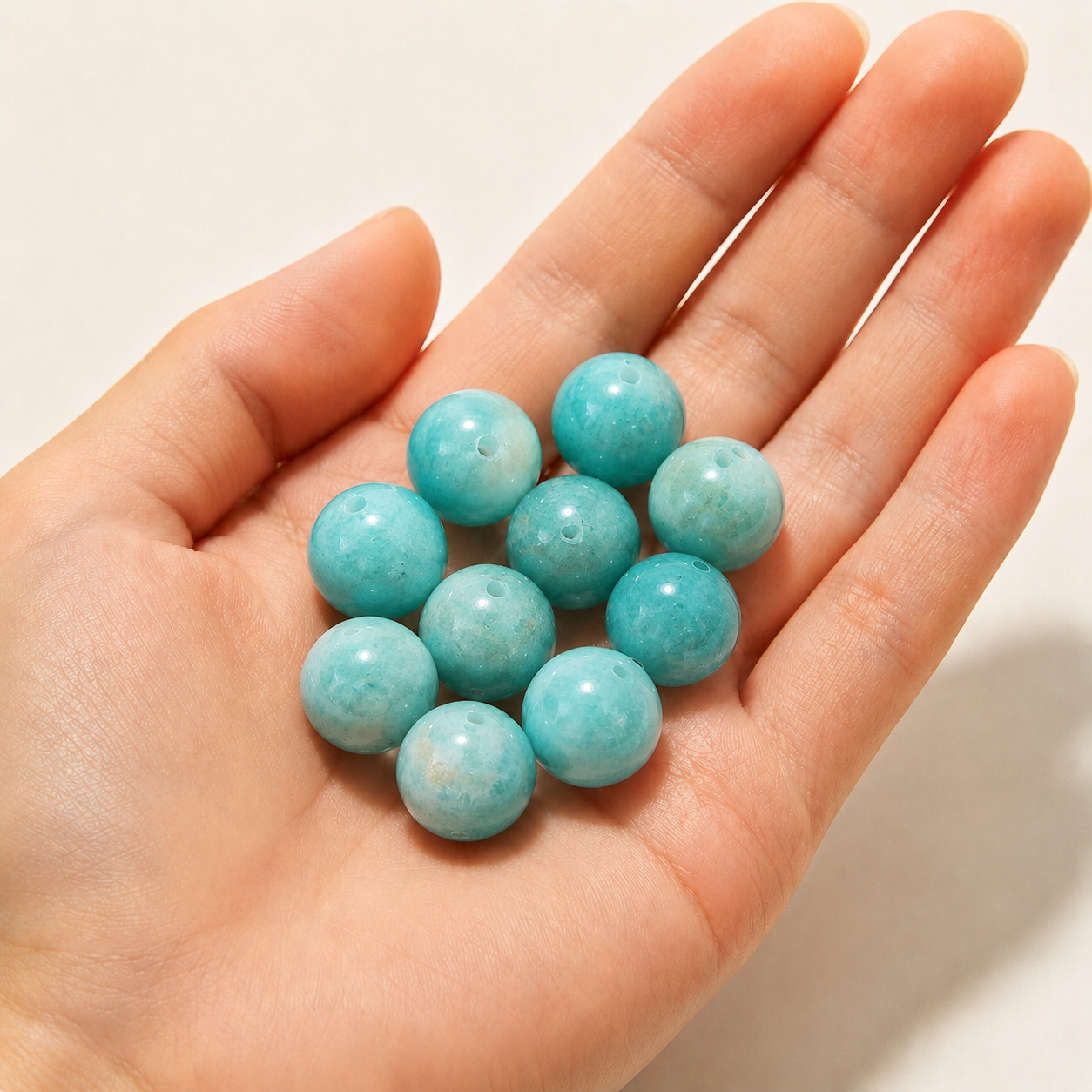 $0.99-10PCS Round Smooth Beads 8mm