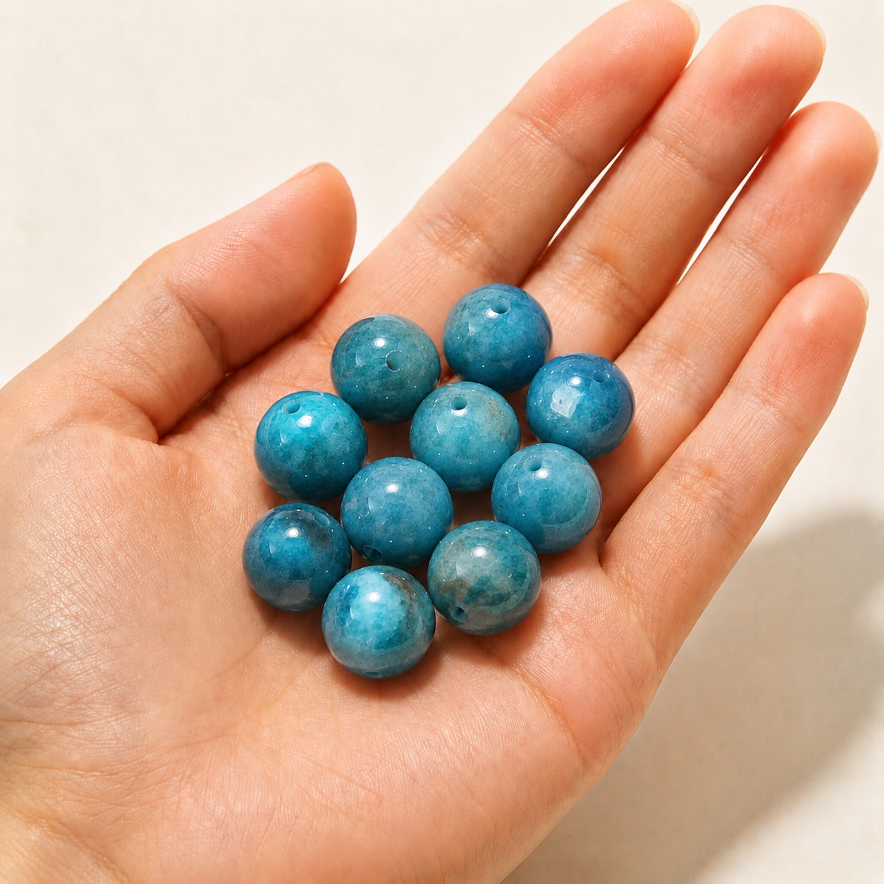 $0.99-10PCS Round Smooth Beads 8mm