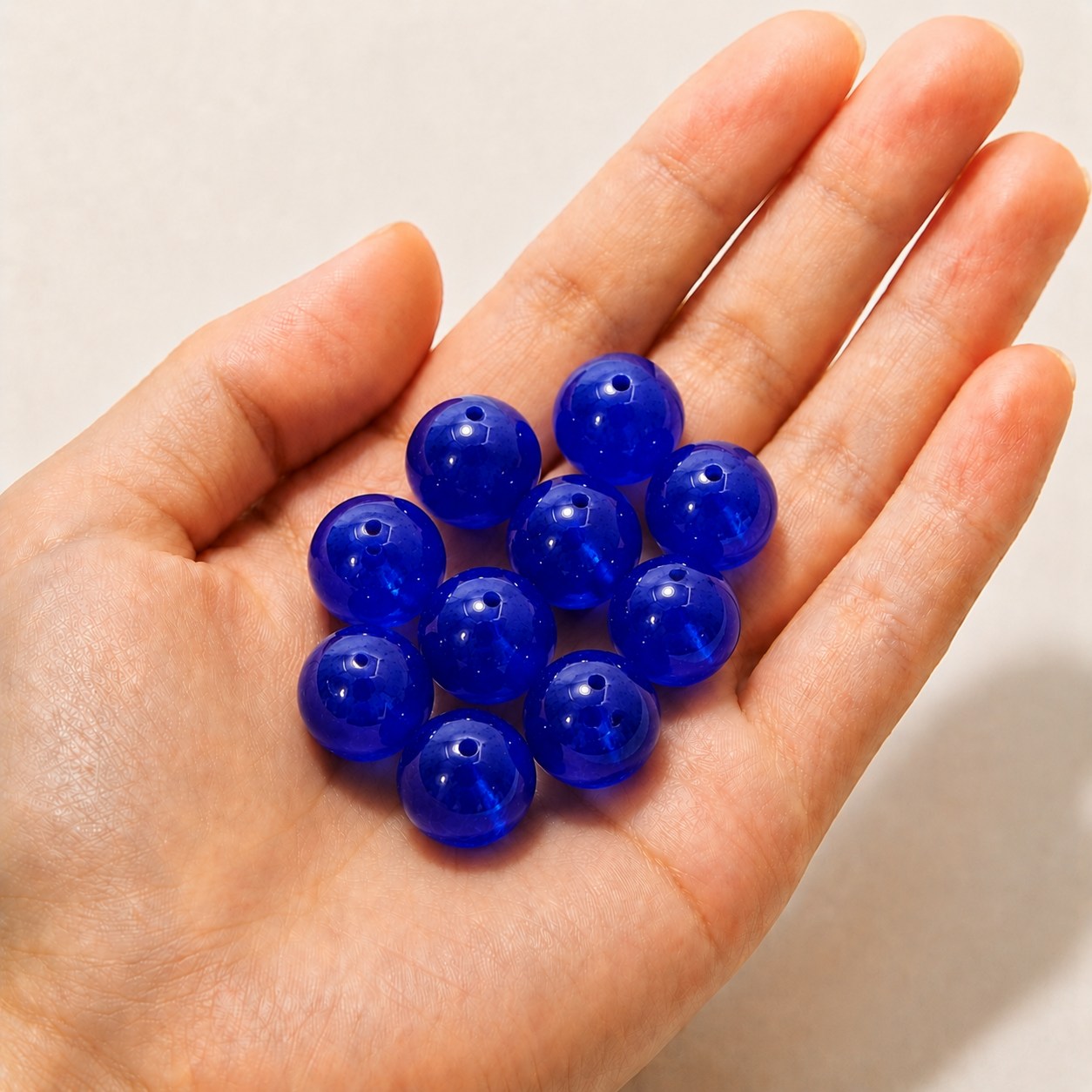 $0.99-10PCS Round Smooth Beads 8mm