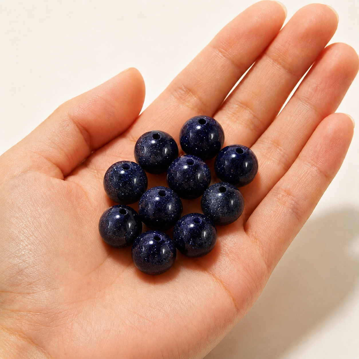 $0.99-10PCS Round Smooth Beads 8mm
