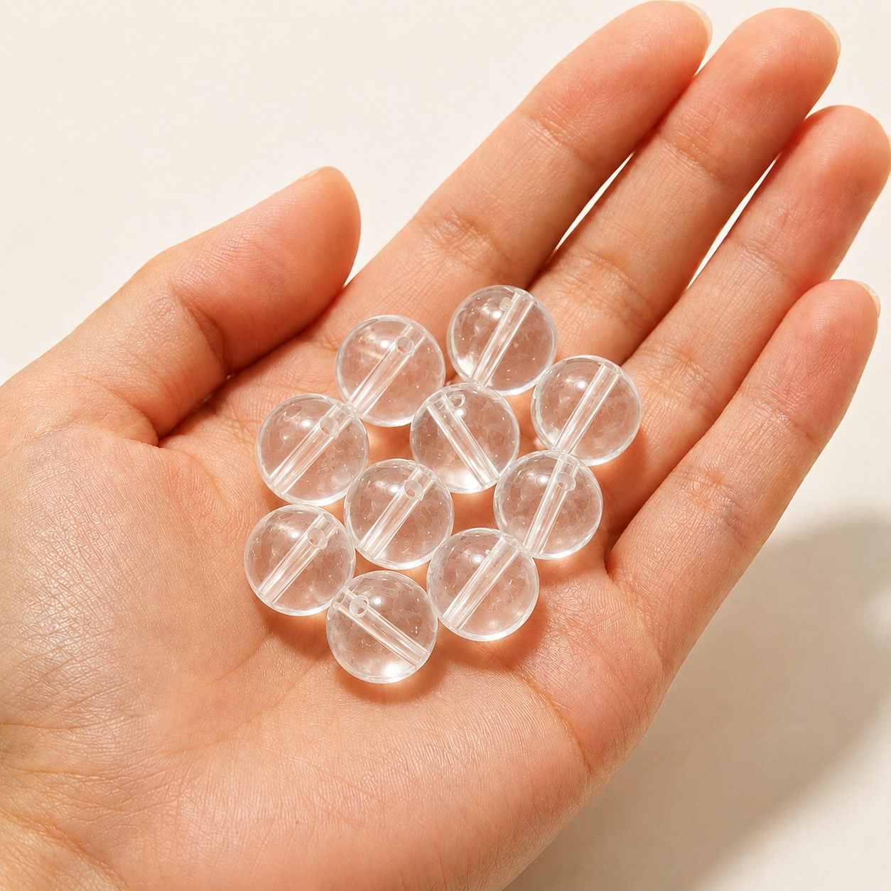 $0.99-10PCS Round Smooth Beads 8mm