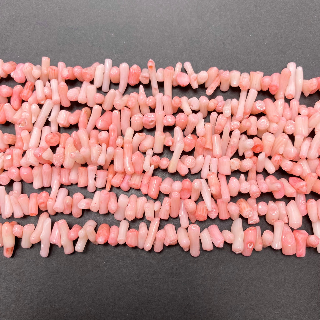 Tube Shape Coral Beads