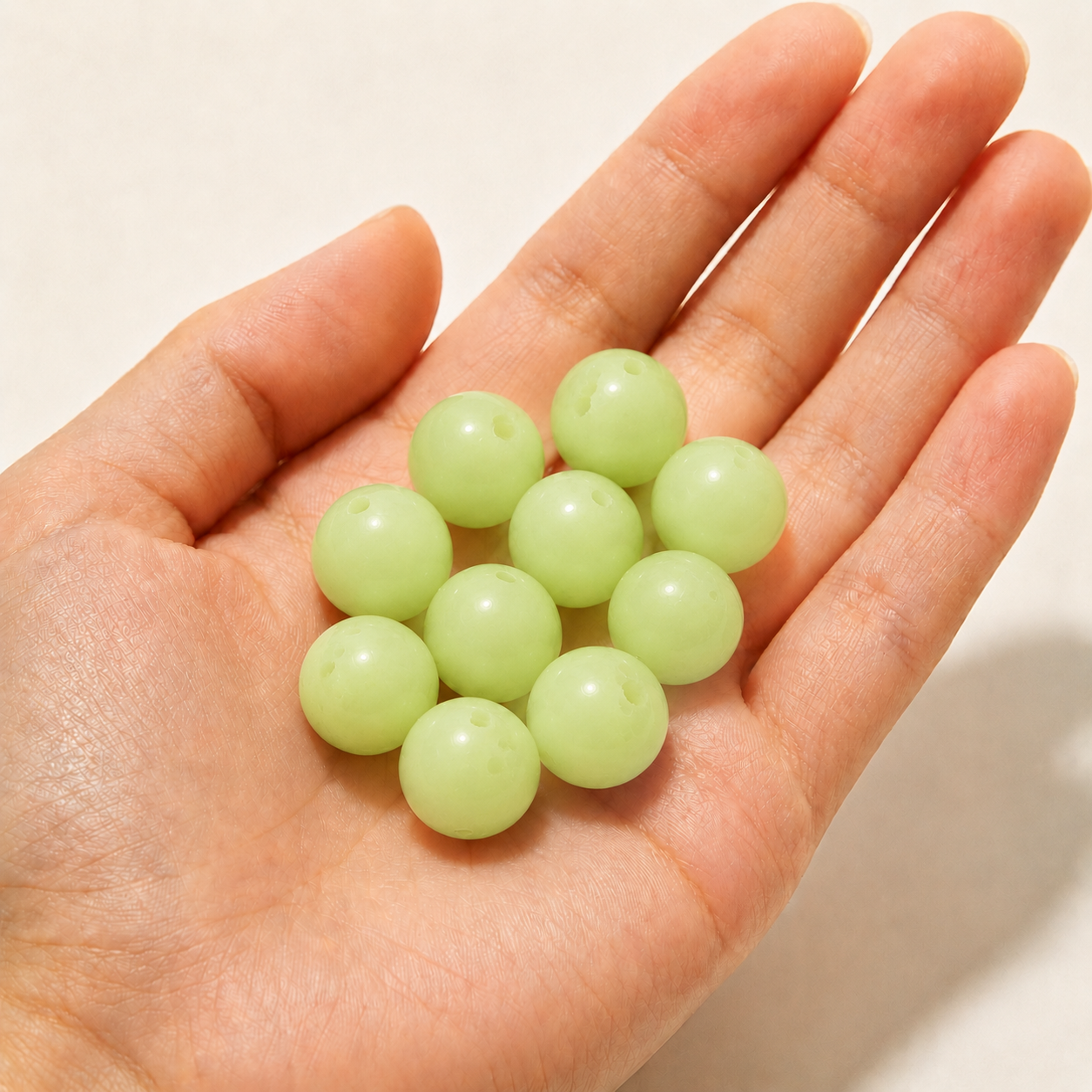 $0.99-10PCS Round Smooth Beads 8mm