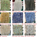 Natural 2*4mm Gemstone Rondelle Beads Crystal Agate Stone Rondelle Beads Highly Polished Rondelle Shape Loose Beads for DIY Jewelry Making
