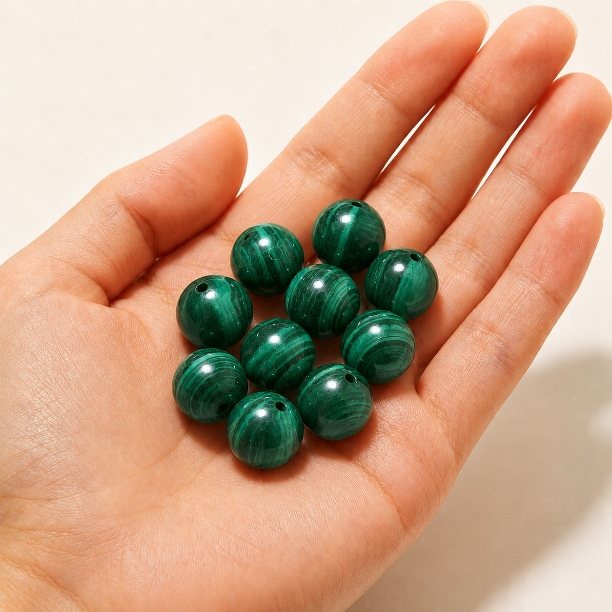 $0.99-10PCS Round Smooth Beads 8mm