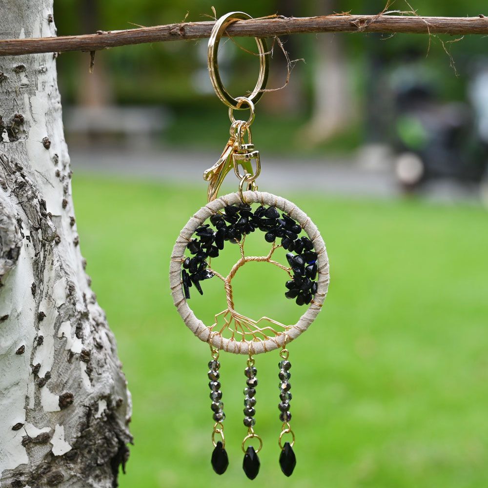 Dream Catcher Life Tree Healing Keychains