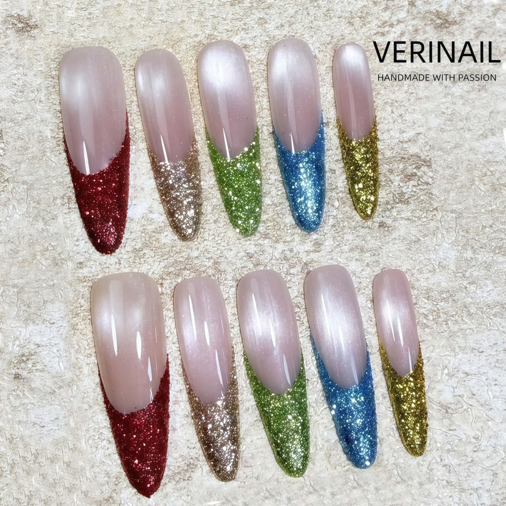 #1 Handmade Press On Nails Gothic nails/Smudged nails/Custom nails