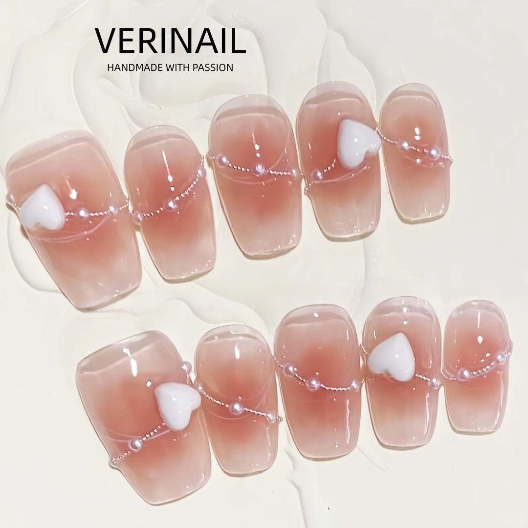 #1 Handmade Press On Nails Gothic nails/Smudged nails/Custom nails