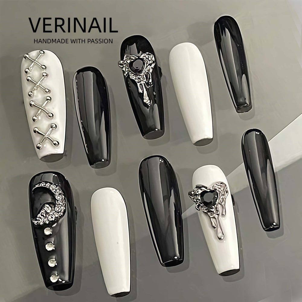 #4 Press-On Nails Box Handmade, Reusable, Unique Styles