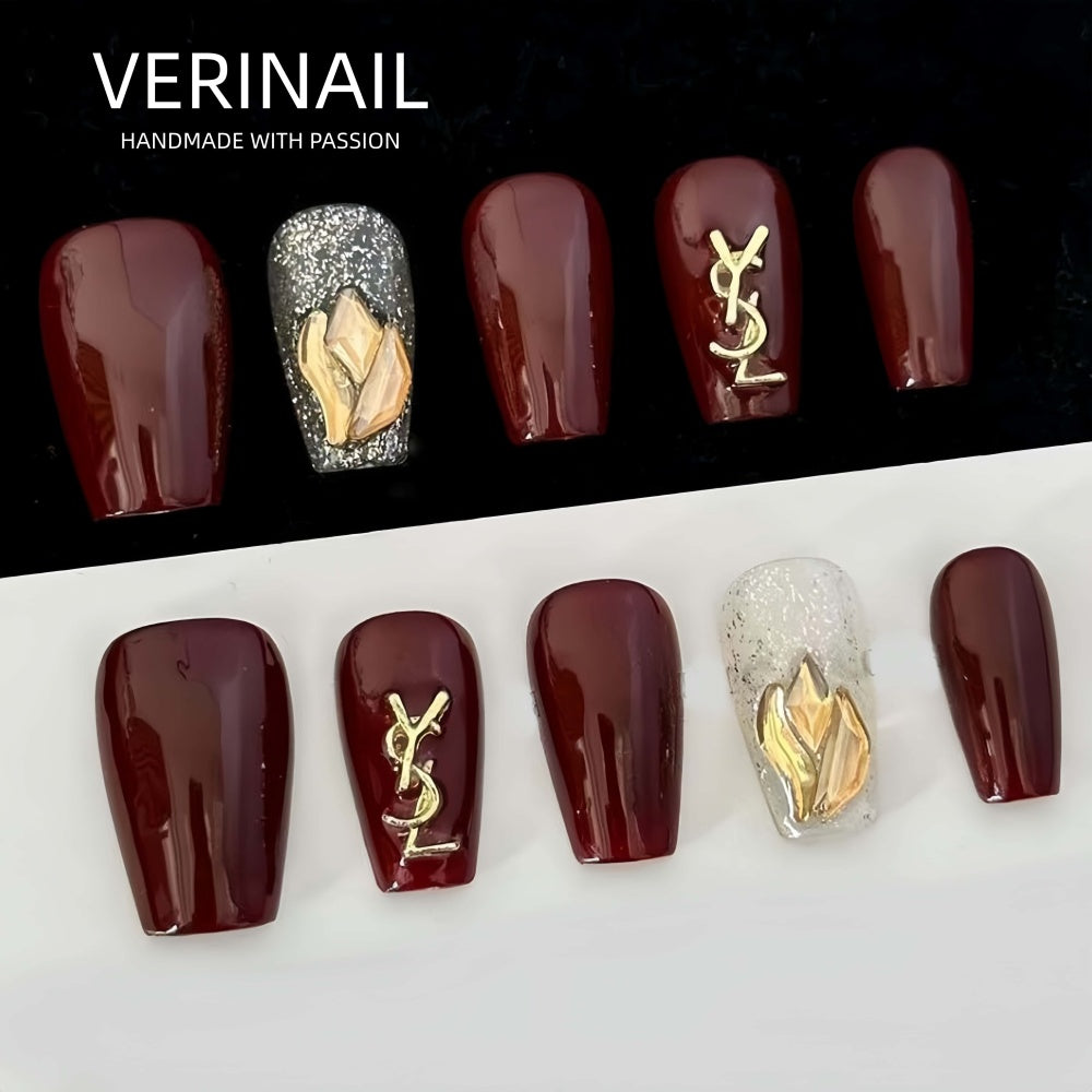 #4 Press-On Nails Box Handmade, Reusable, Unique Styles