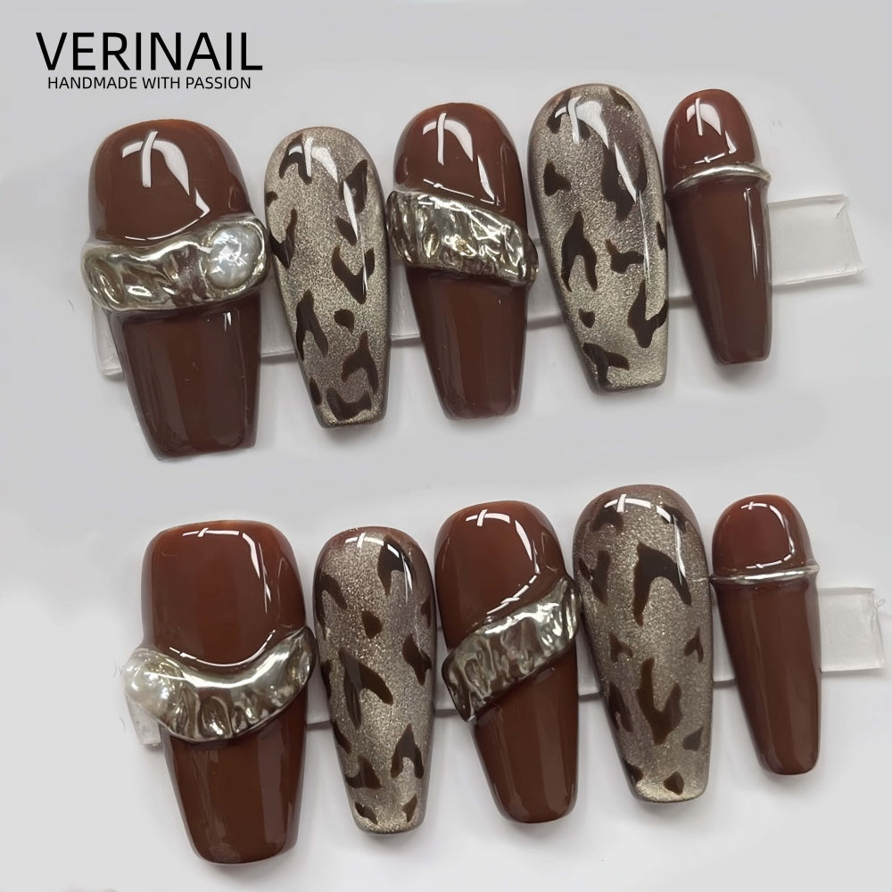 #4 Press-On Nails Box Handmade, Reusable, Unique Styles