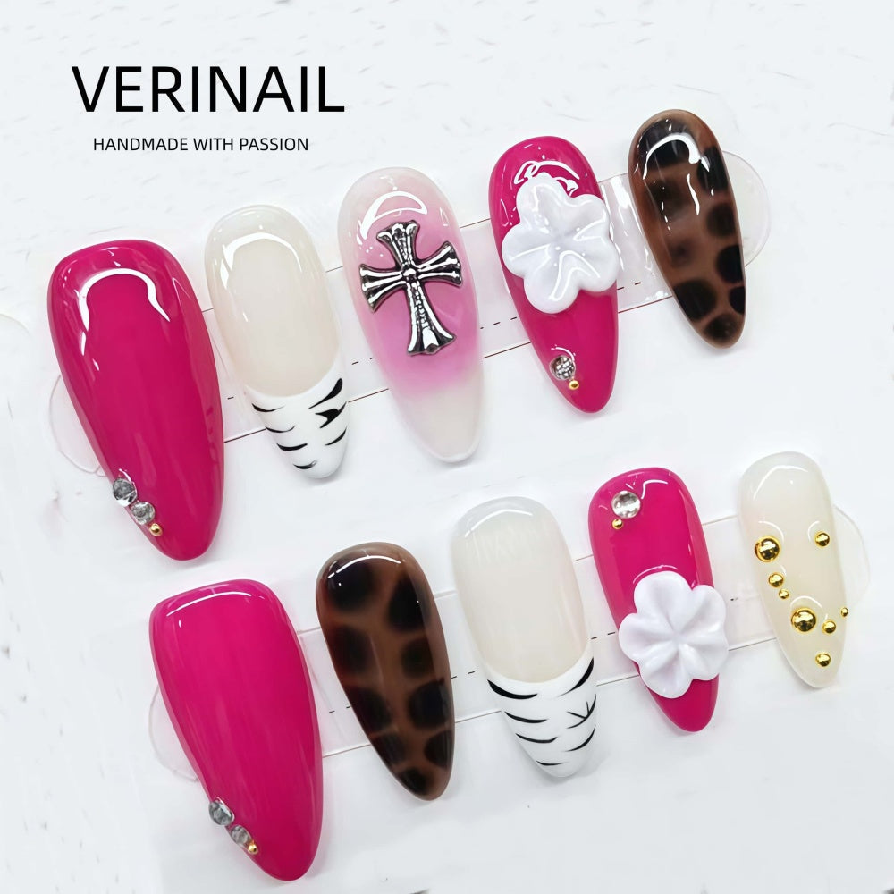 #4 Press-On Nails Box Handmade, Reusable, Unique Styles
