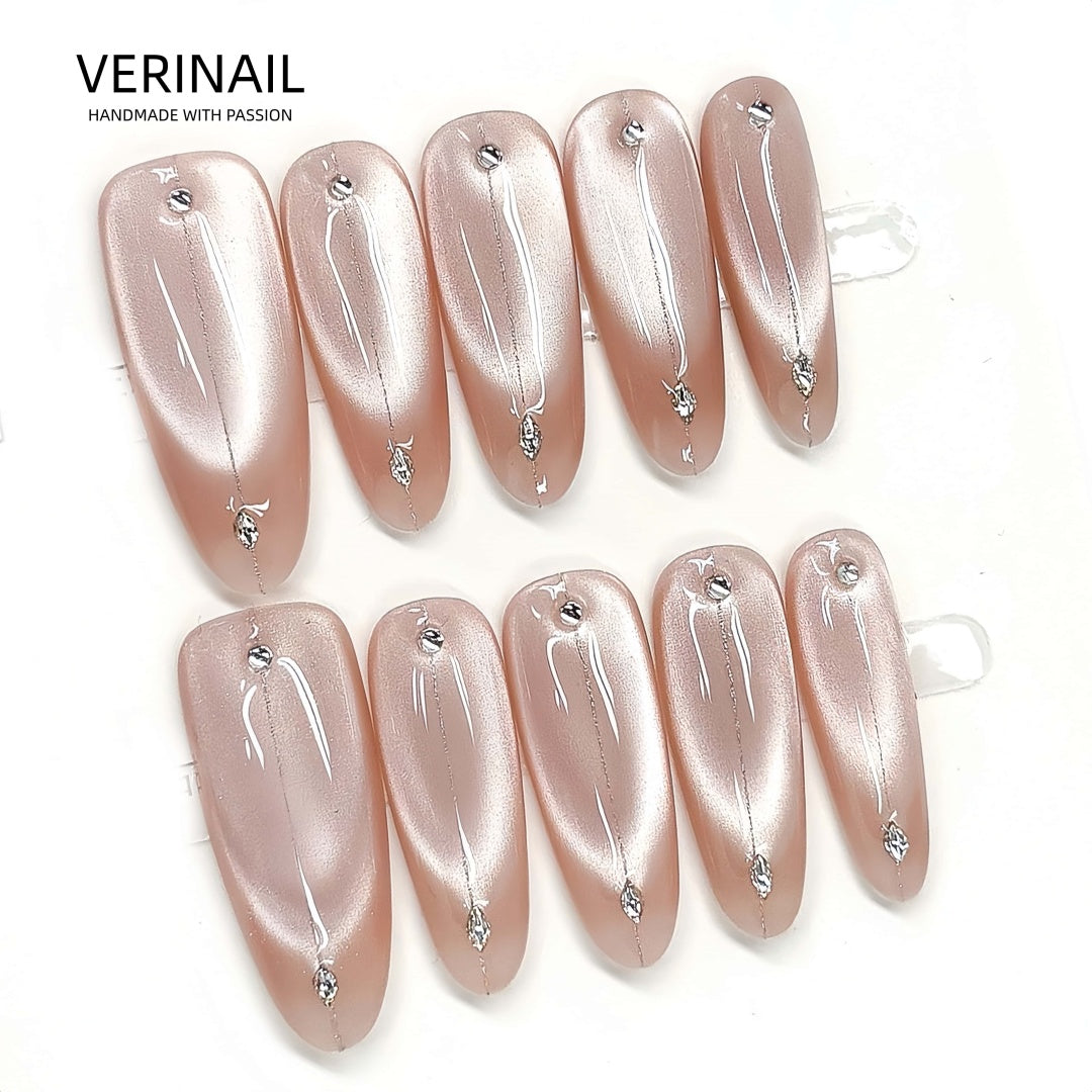 #1 Handmade Press On Nails Gothic nails/Smudged nails/Custom nails