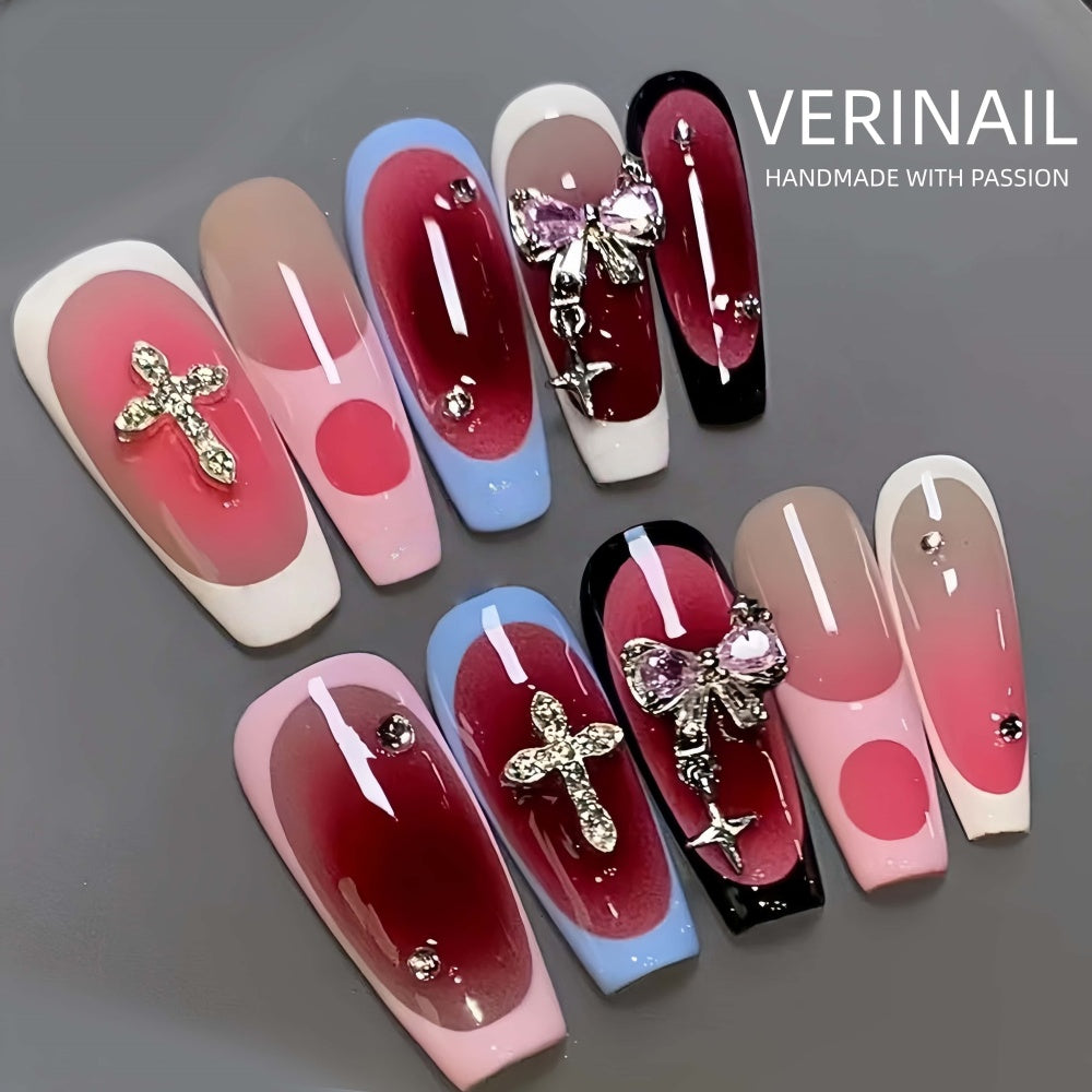 #4 Press-On Nails Box Handmade, Reusable, Unique Styles