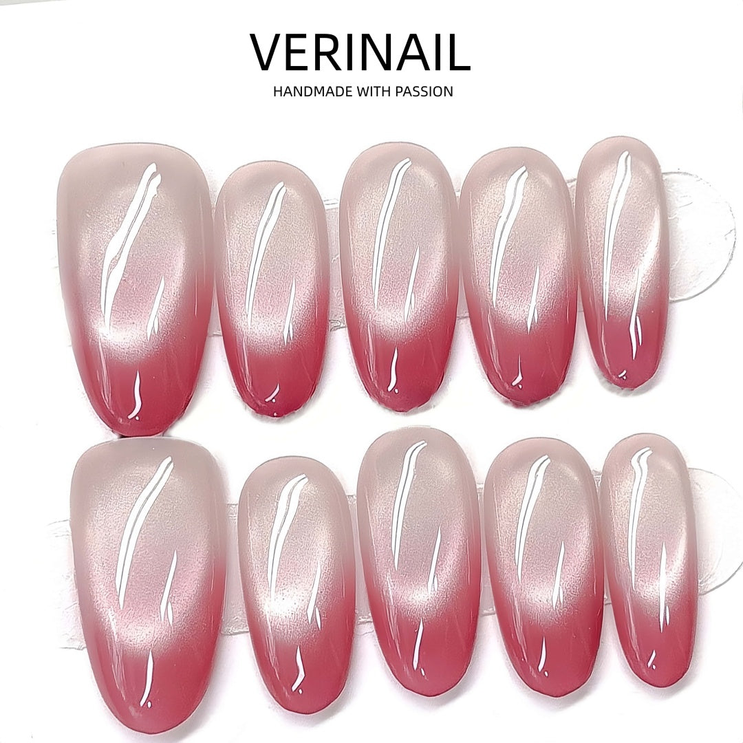 #1 Handmade Press On Nails Gothic nails/Smudged nails/Custom nails