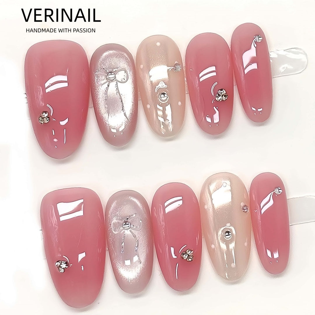 #1 Handmade Press On Nails Gothic nails/Smudged nails/Custom nails