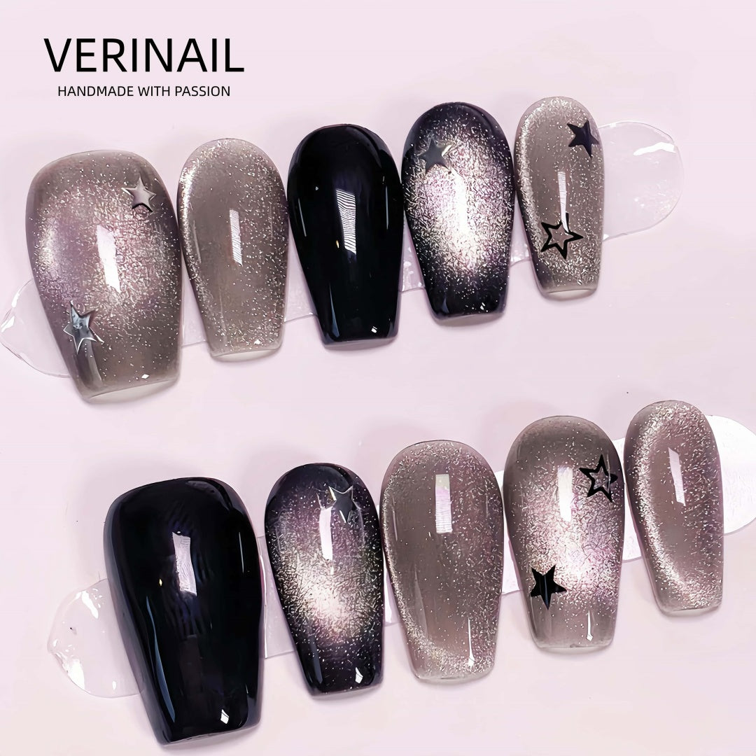 #1 Handmade Press On Nails Gothic nails/Smudged nails/Custom nails
