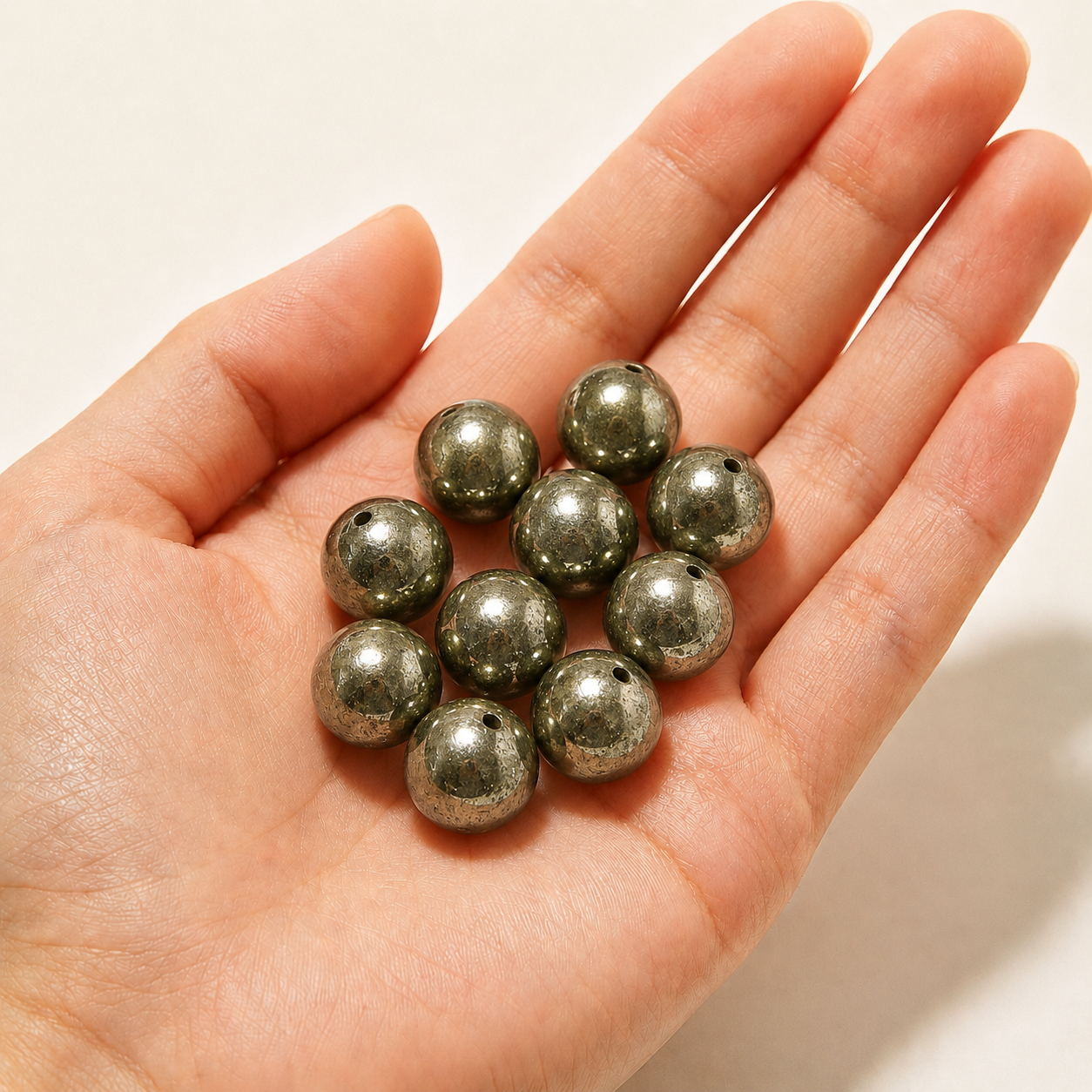 $0.99-10PCS Round Smooth Beads 8mm