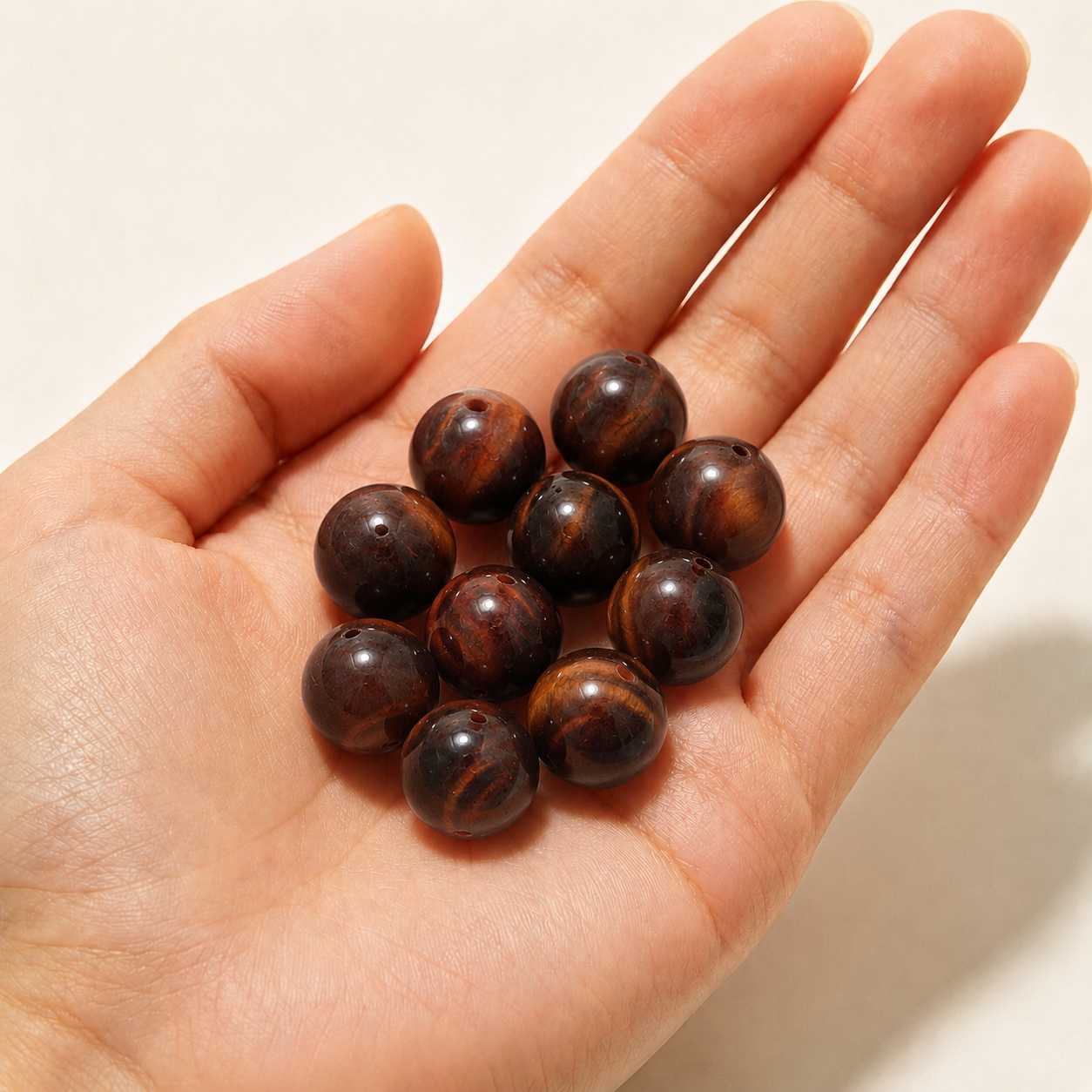 $0.99-10PCS Round Smooth Beads 8mm