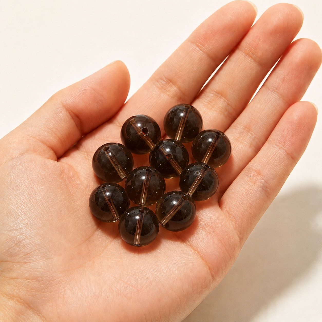 $0.99-10PCS Round Smooth Beads 8mm