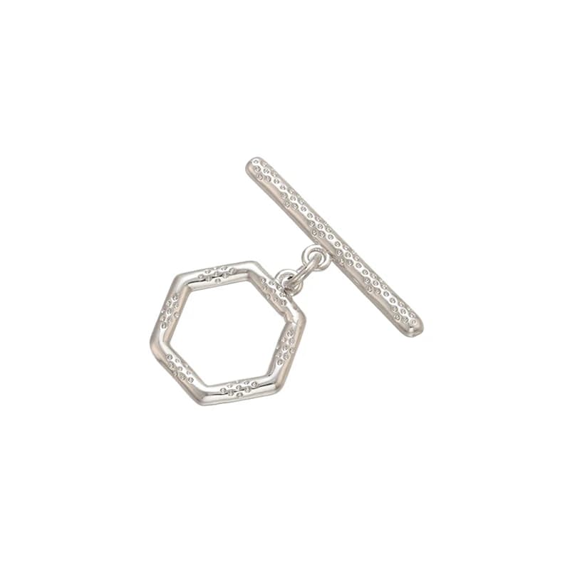 1PCS Oval/heart Brass Cubic Zirconia Clasps Hooks