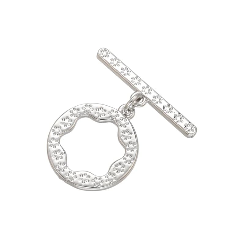 1PCS Oval/heart Brass Cubic Zirconia Clasps Hooks