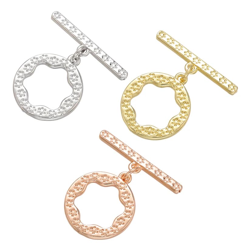 1PCS Oval/heart Brass Cubic Zirconia Clasps Hooks