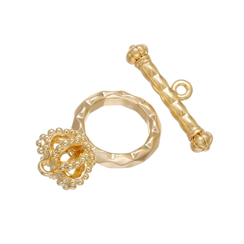 1PCS Oval/heart Brass Cubic Zirconia Clasps Hooks