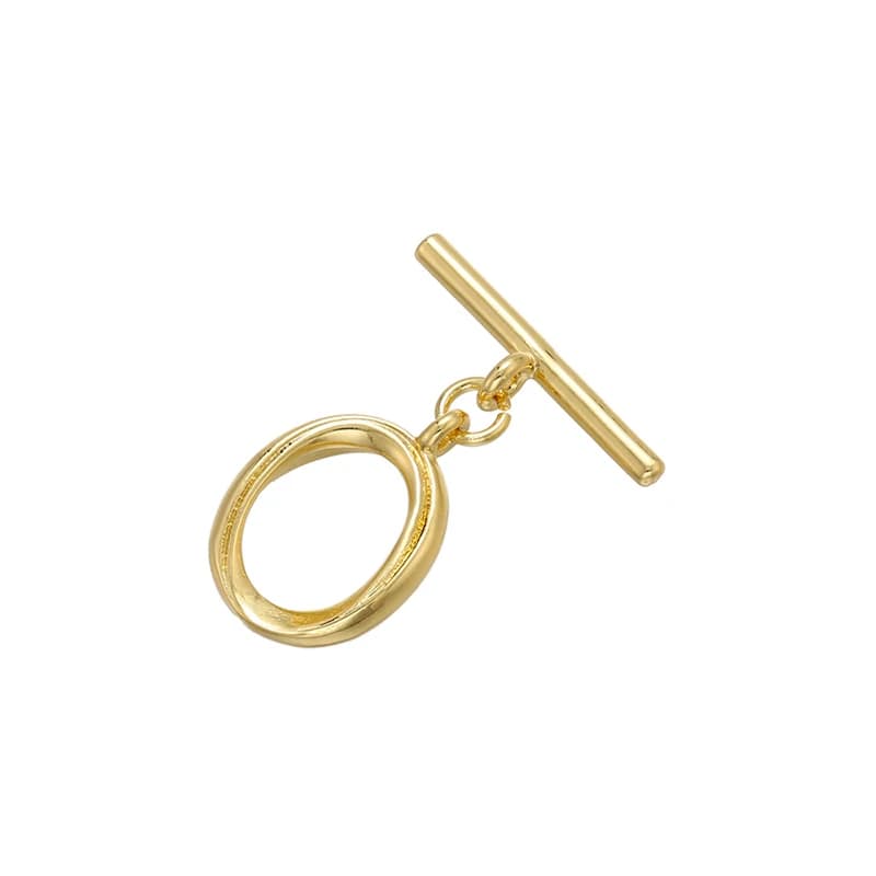 1PCS Oval/heart Brass Cubic Zirconia Clasps Hooks