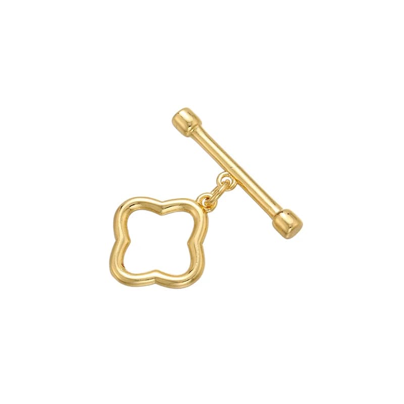 1PCS Oval/heart Brass Cubic Zirconia Clasps Hooks